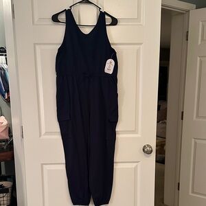 Wonder Nation Navy Blue Kids Jumpsuit